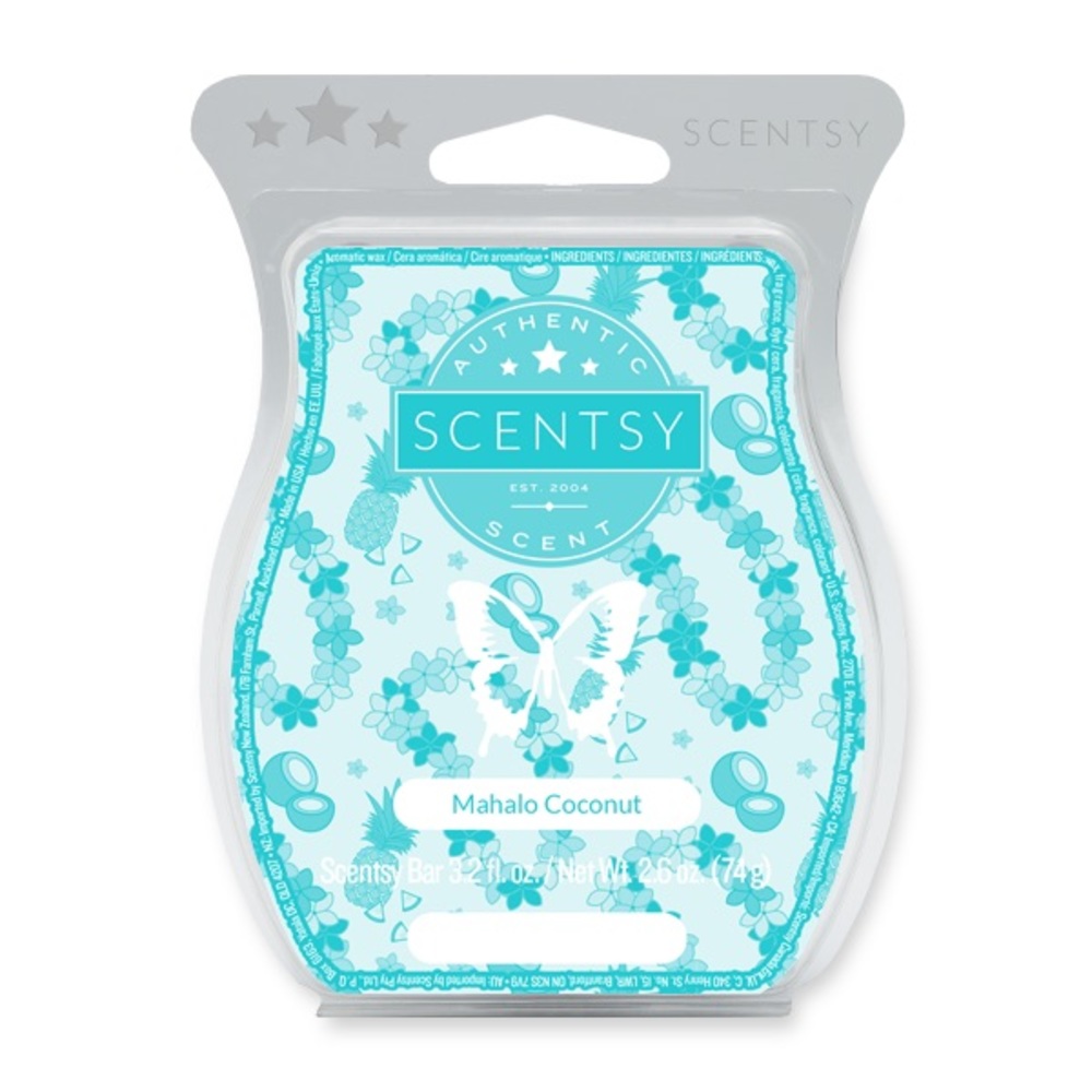 Scentsy Mahalo Coconut Wax Bar *DISCONTINUED*
